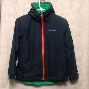 Columbia Omni shield jacket with hood. Kids 9/ 10.